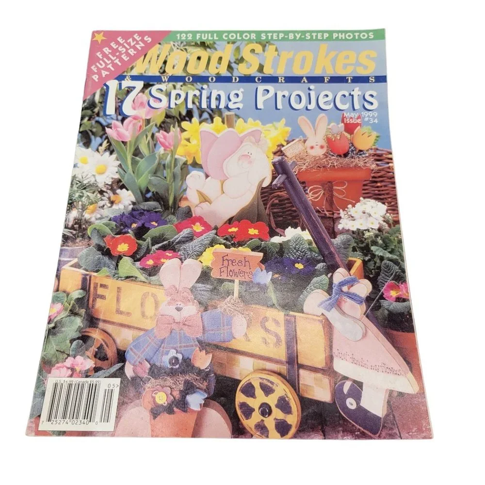 Woodworking Pattern Book Mixed Lot of 4 Pattern Booklets